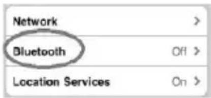 Network Bluetooth Location Services On >