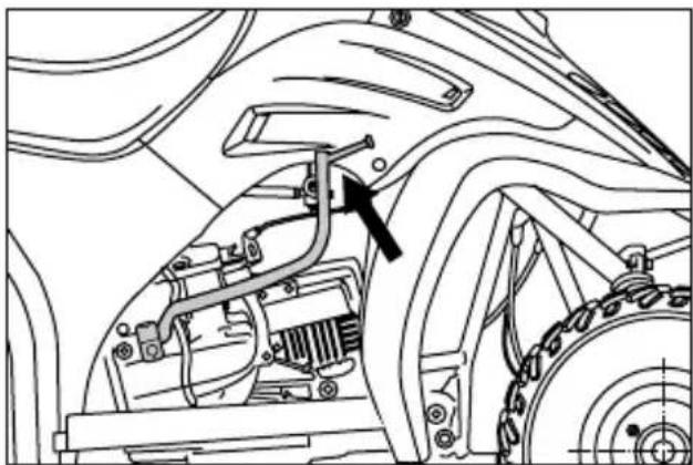 HYOSUNG TE100R - KICK START LEVER - 1