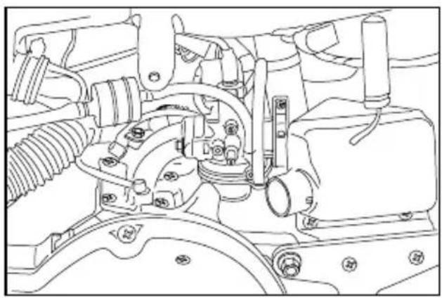 HYOSUNG TE100R - THROTTLE CABLE ADJUSTMENT FUEL HOSE - 2