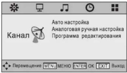 Erisson 16LEJ02 - НАСТРОЙКА КАНАЛОВ - 1