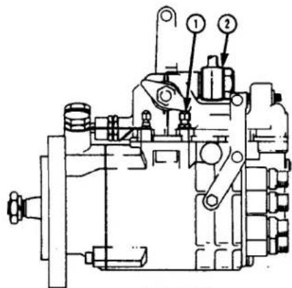 Technical diagram of a mechanical assembly with numbered components and directional arrows indicating parts of motion or flow.