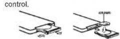 GoldMaster CD-3090 USB - Replacing the lithium battery of remote control unit. - 1