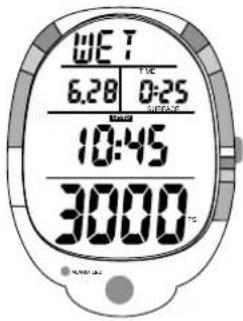 WET 6:28 0:25 10:45 3000