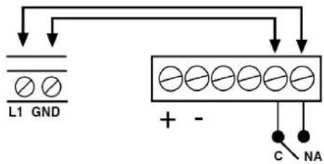 FRACARRO CE2N-416 - L1, L2, L3, L4: alarm line inputs - 4