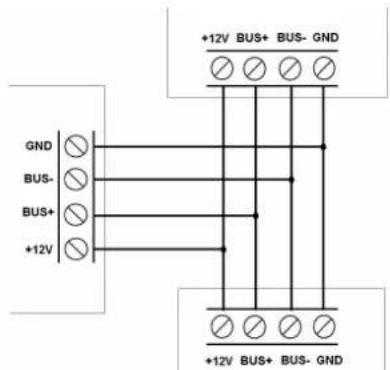 FRACARRO CE2N-416 - BUS: terminals for serial line connection - 2