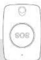 Techly I-ALARM SOS Remote control - Led indications - 3