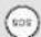 Techly I-ALARM SOS Remote control - Led indications - 4