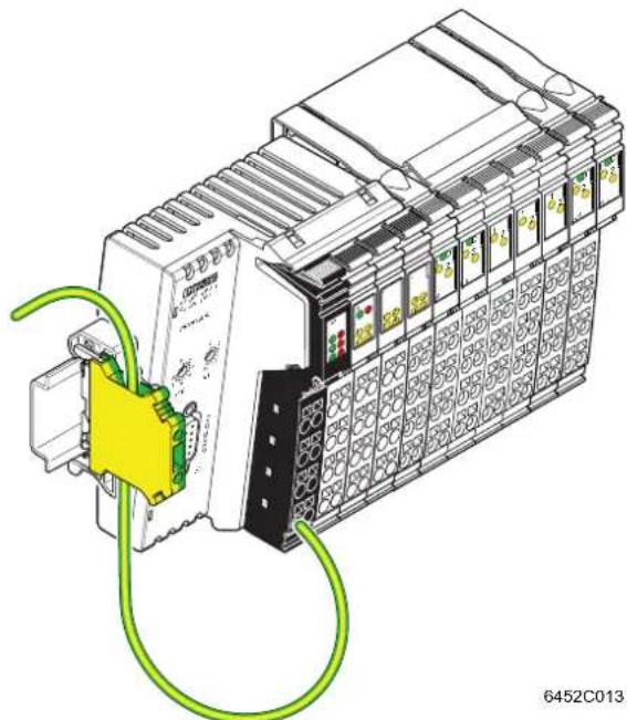 Phoenix IB IL 24 PWR IN/F-D-PAC - Functional earth ground (FE) - 2