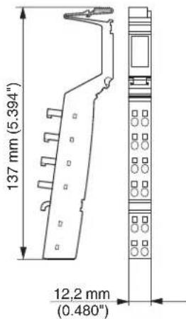 137 mm (5.394") 12,2 mm (0.480)