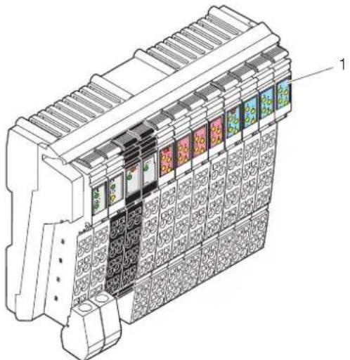 Phoenix IB IL 24 PWR IN/F-D-PAC - Function identification - 1