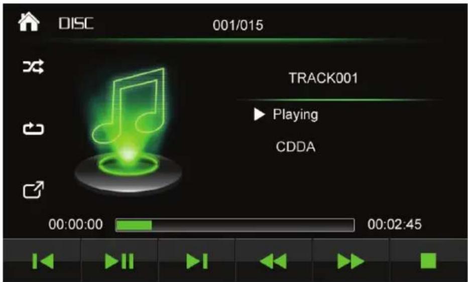 DISC 001/015 TRACK001 Playing CDDA 00:00:00 00:02:45