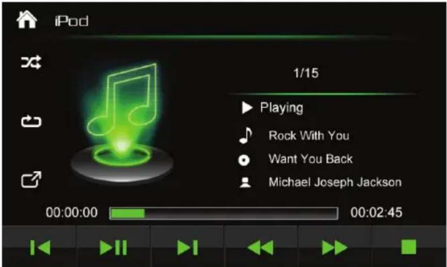 iPod 1/15 Playing Rock With You Want You Back Michael Joseph Jackson 00:00:00 00:02:45