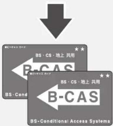 B-CAS BS·CS·地上 共用 BS·Cond B-CAS BS·Conditional Access Systems