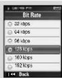 SAMSUNG YP-T8Z - Bit Rate - 1