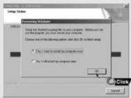 Setup Status Formulating Windows Setup Status: Not Existing (or any computer). Information can be used to create a new or running software. Choose one of the following options and click On to switch using: ■ No Yes or not using this software ■ No Use or Use the software OK Cancel Click