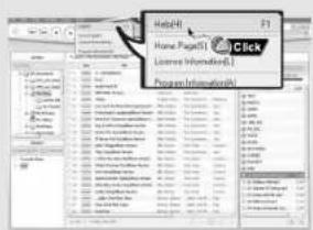 Home Page1 (C) Click License Version1(1) Program Information(2)