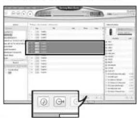 Screenshot of a software interface showing a dropdown menu with options like 'OK', 'Cancel', and 'Help' in Chinese, alongside a toolbar with icons.