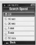 SAMSUNG YP-T8Z - | Search Speed - 1