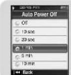 SAMSUNG YP-T8Z - | Auto Power Off - 1