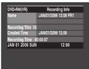 SAMSUNG DVD-R135 - Mielôtt elkezdi a felvételt - 6