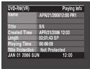 SAMSUNG DVD-R135 - A MENU gomb bal - 6