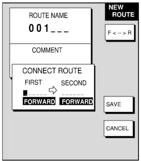 FURUNO 1742C - Connecting routes - 1