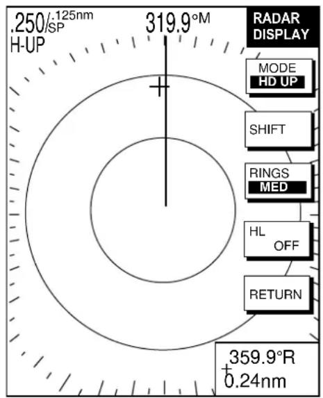 FURUNO 1742C - Measuring range by range rings - 1