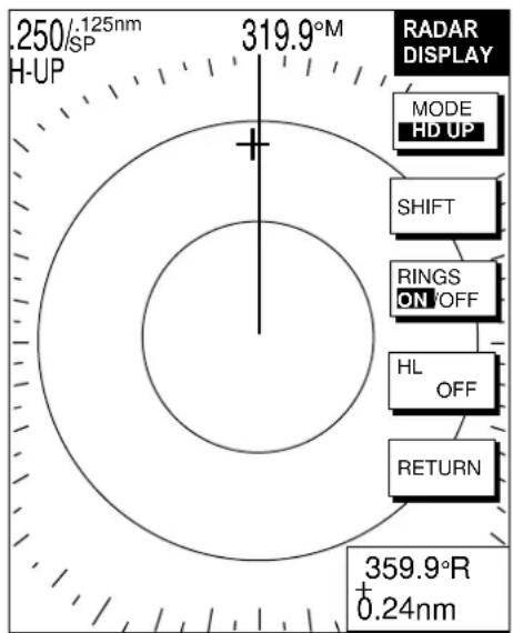 FURUNO 1742C - Measuring range by range rings - 2