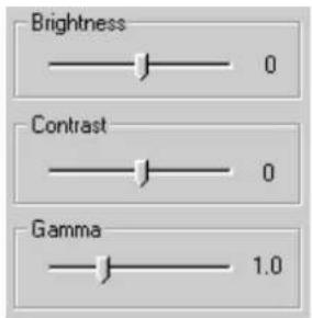 Brightness 0 Contrast 0 Gamma 1.0