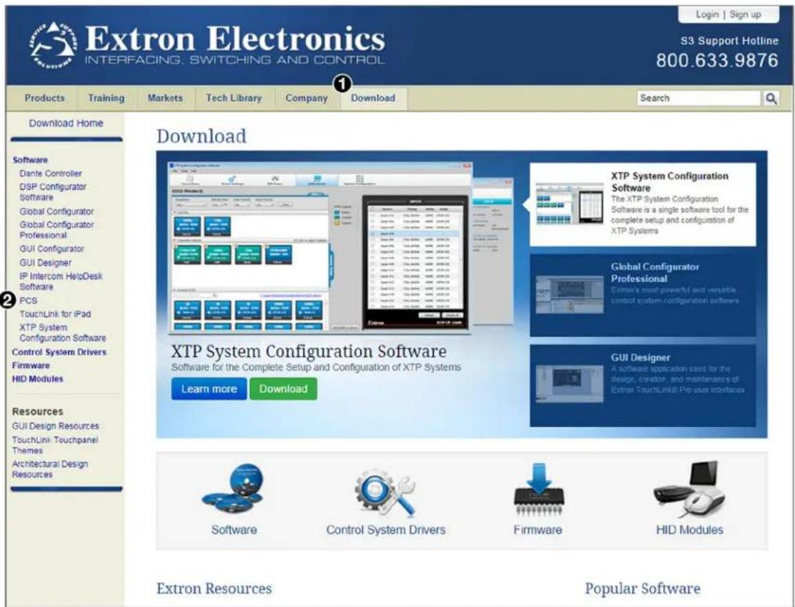 Extron Electronics INTERFACING, SWITCHING AND CONTROL Login | Sign up S3 Support Hotline 800.633.9876 Products Training Markets Tech Library Company Download Search Download Software Dante Controller DSP Configurator Software Global Configurator Global Configurator Professional GUI Configurator GUI Designer IP Intercom HelpDesk Software PCS TouchLink for iPad XTP System Configuration Software Control System Drivers Firmware HID Modules Resources GUI Design Resources TouchLink Touchpanel Themes Architectural Design Resources XTP System Configuration Software Software for the Complete Setup and Configuration of XTP Systems Learn more Download XTP System Configuration Software The XTP System Configuration Software is a single software tool for the complete setup and configuration of XTP Systems Global Configurator Professional Extran's most powerful and versatile control system configuration software GUI Designer A software application used for the design, creation, and maintenance of Extran TouchLink Pro user interfaces Software Control System Drivers Firmware HID Modules Extron Resources Popular Software