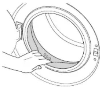 ARCTIC COOLING APL51211BDW3 - Curățarea ușii de încărcare și a tamburului - 2