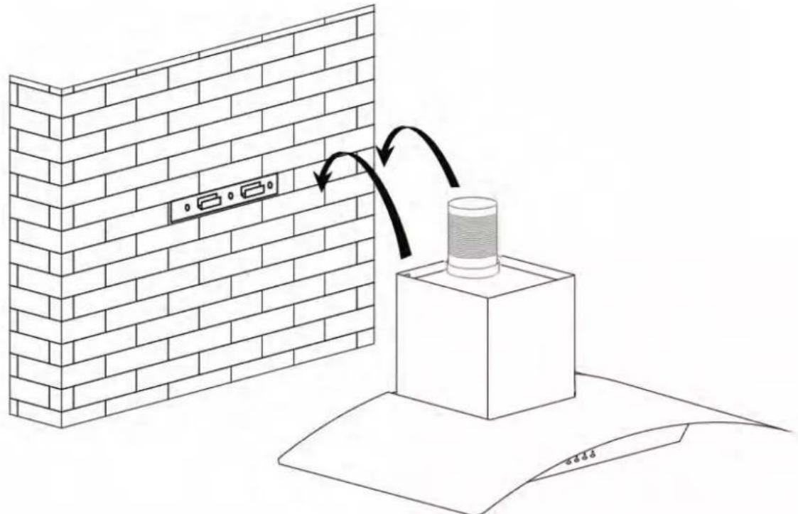 Bellini BR603GCX-1F - Hints for exhaust duct installation - 5