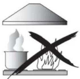 Illustration of a steaming pot and burning flame with a crossed-out pen (no text or symbols)