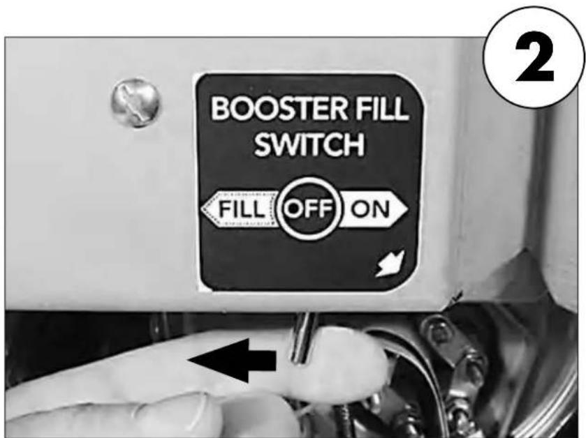 BOOSTER FILL SWITCH FILL OFF ON 2