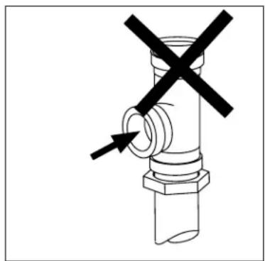Pure mechanical valve diagram without any text, numbers, or symbols