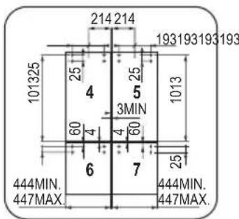 214 214 193193193193 101325 25 4 5 3MIN 60 4 4 60 1013 25 444MIN. 447MAX. 6 7 444MIN. 447MAX.
