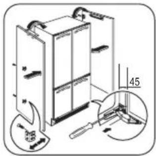 ZANUSSI ZBB47460DA - Sānu paneļu uzstādīšana - 3