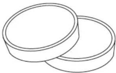 Line drawing of two overlapping cylindrical containers (no text or symbols)