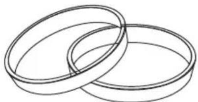 Line drawing of two interlocking rings (no text or symbols)