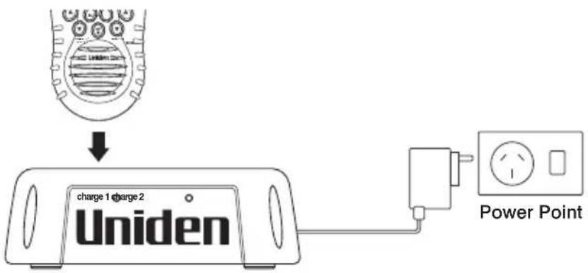 charge 1 charge 2 Uniden Power Point