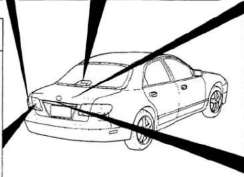 MAZDA Millenia (2001) - ■ Replacing a Bulb (Rear) - 5