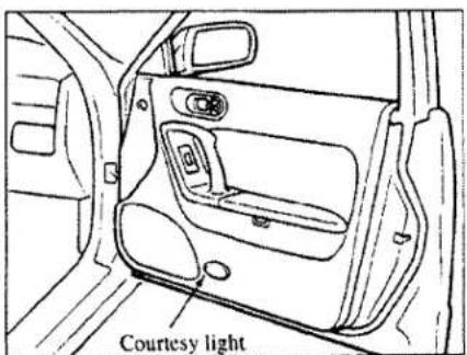 MAZDA Millenia (2001) - Courtesy Lights - 1