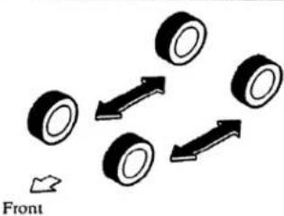 MAZDA Millenia (2001) - Incorrect Tire Inflation: - 1