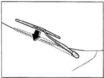 MAZDA Millenia (2001) - ▼ Cold-weather operation of concealed wipers\* - 1