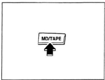MAZDA Millenia (2001) - ▼ Inserting the MD - 1