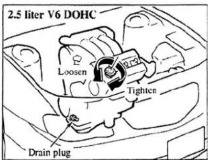 MAZDA Millenia (2001) - WARNING - 1