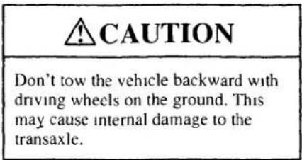 MAZDA Millenia (2001) - Towing - 3