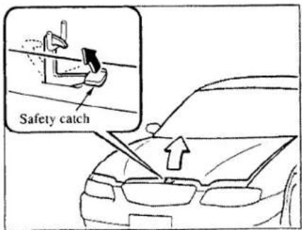 MAZDA Millenia (2001) - Hood Release - 2
