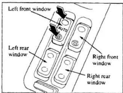 MAZDA Millenia (2001) - Closing Power Windows: - 1