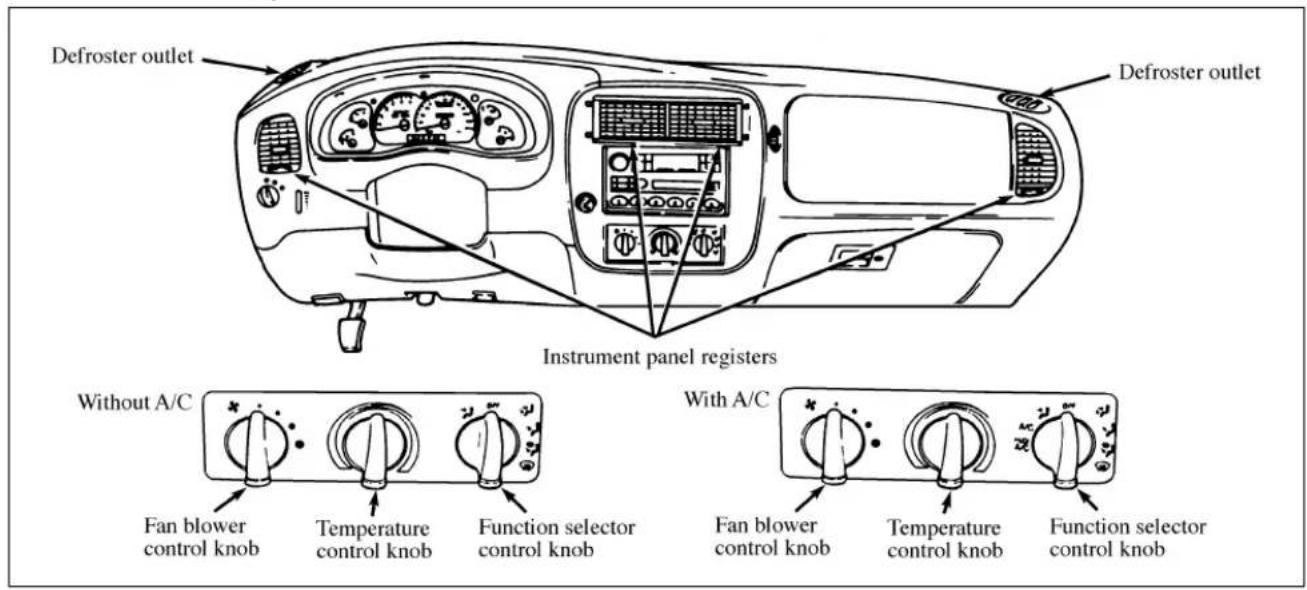 MAZDA B2300 (2001) - Sunvisors Vanity Mirror\* - 3
